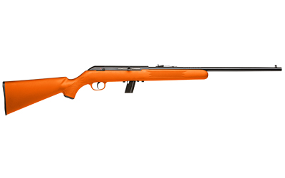 SAVAGE ARMS 40220 64 F FULL SIZE 22 LR 10+1 21" MATTE BLACK CARBON STEEL BARREL, MATTE BLACK GROOVED CARBON STEEL RECEIVER, ORANGE FIXED SYNTHETIC STOCK, RIGHT HAND
