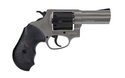 ROSSI 2RP631C RP63  357 MAG 6 SHOT 3", TUNGSTEN GRAY CERAKOTE, STAINLESS STEEL FRAME, FIXED BLADE SIGHT, TEXTURED BLACK RUBBER GRIPS