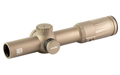 EOTECH VDU110FFSR5TAN VUDU  TAN 1-10X28MM, 34MM TUBE 1 MOA ILLUMINATED RED SR5 MRAD RETICLE