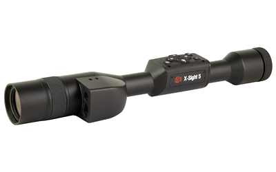 ATN DGWSXS5255LRF X-SIGHT 5 LRF NIGHT VISION RIFLE SCOPE BLACK ANODIZED 5-25X, 30MM TUBE, GEN 5 SMART MIL DOT RETICLE