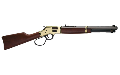 HENRY H006GCR SIDE GATE CARBINE 45 COLT (LC) 7+1 16.50" BLUED OCTAGON BARREL, POLISHED BRASS REC, AMERICAN WALNUT STOCK, ADJ. SIGHT, LARGE LOOP LEVER