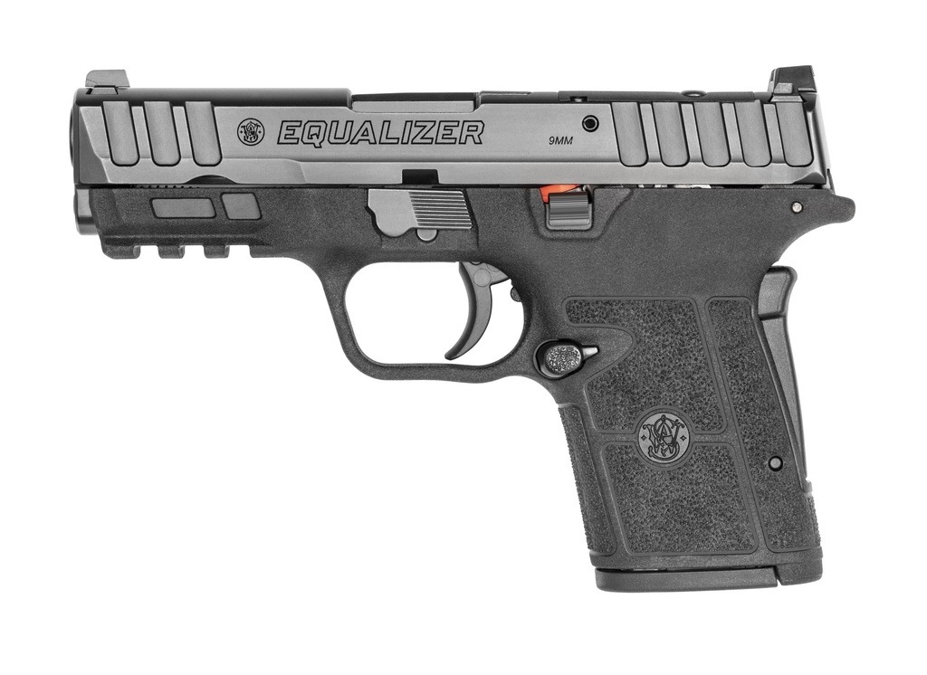SMITH & WESSON 13733 EQUALIZER  MICRO-COMPACT 9MM LUGER 10+1 3.68" BLACK ARMORNITE STEEL BARREL, OPTIC READY/SERRATED SLIDE, BLACK POLYMER FRAME W/PICATINNY RAIL, BLACK TEXTURED POLYMER GRIPS