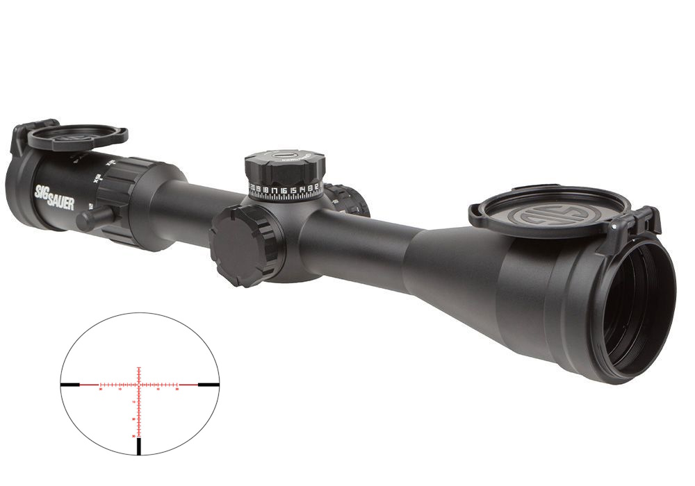 SIG SAUER ELECTRO-OPTICS SOW45001 WHISKEY4  BLACK 5-20X50MM 30MM TUBE MOA MILLING HUNTER 2.0 RETICLE