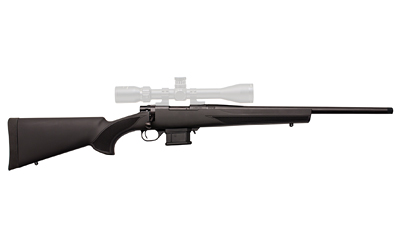 HOWA HMA60804B M1500 MINI ACTION COMPACT 6MM ARC 5+1 20" BLACK STEEL BARREL, BLACK DRILLED & TAPPED STEEL RECEIVER, BLACK FIXED HTI SYNTHETIC STOCK, RIGHT HAND