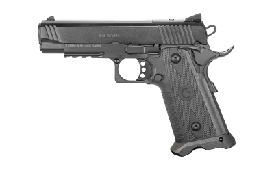 GIRSAN 395050 WITNESS2311  45 ACP 11+1 4.25" BLACK STEEL BARREL, BLACK SERRATED STEEL SLIDE, BLACK POLYMER FRAME W/BEAVERTAIL & PICATINNY RAIL, BLACK CHECKERED POLYMER GRIP, AMBIDEXTROUS
