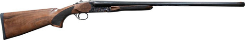 POINTER FT61228HT FT6  FULL SIZE 12 GAUGE BREAK OPEN 3" 2RD 28" BLUED SIDE BY SIDE BARREL, COLOR CASE HARDENED STEEL RECEIVER, FIXED WALNUT STOCK, AMBIDEXTROUS