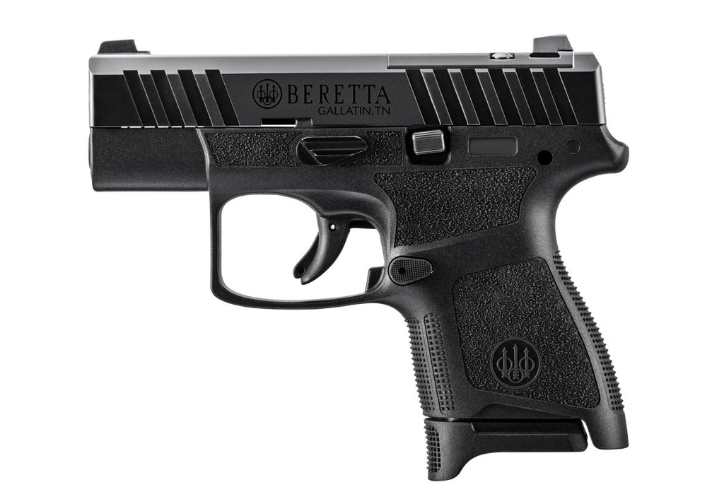 BERETTA USA JAXN9208A1 APX A1 CARRY MICRO-COMPACT FRAME 9MM LUGER 8+1 3" BLUED STEEL BARREL, BLACK SERRATED STEEL SLIDE, BLACK POLYMER FRAME, POLYMER GRIP