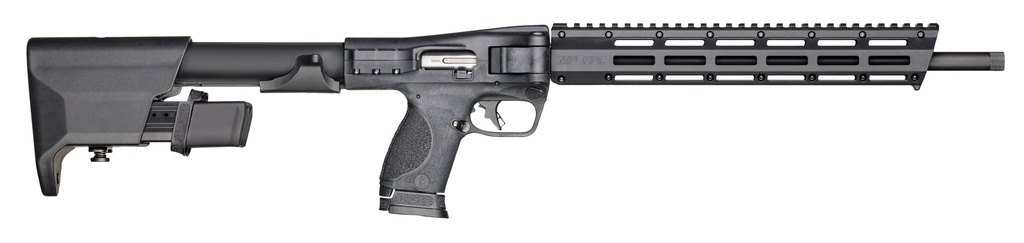 SMITH & WESSON 12575 M&P FPC  9MM LUGER 17+1/23+1 (3) 16.25" STEEL BARREL, BLACK ANODIZED RECEIVER, ADJUSTABLE BLACK STOCK, M-LOK SLOTS W/PICATINNY STYLE RAIL BLACK POLYMER GRIP