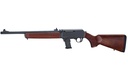 HENRY H027H9G HOMESTEADER W/GLOCK MAG WELL ADAPTER 9MM LUGER 10+1 16.37" BLUED STEEL THREADED BARREL, BLACK ANODIZED ALUMINUM DRILLED & TAPPED RECEIVER, FIXED AMERICAN WALNUT WOOD, AMBIDEXTROUS