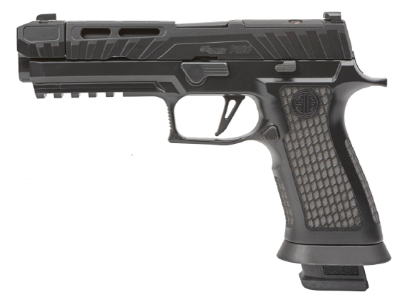 SIG SAUER P320V004 P320  9MM LUGER 21+1 4.60" BLACK STEEL THREADED BARREL, BLACK CERAKOTE OPTIC CUT/SERRATED SLIDE, BLACK LASER ENGRAVED XSERIES GRIPS