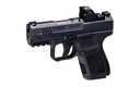 CANIK HG7620VN METE MC9 9MM LUGER 15+1, 3.18" BLACK STEEL BARREL, BLACK TENIFER CERAKOTE OPTIC READY/SERRATED STEEL SLIDE, BLACK POLYMER FRAME W/PICATINNY RAIL, MECANIK M01 RED DOT