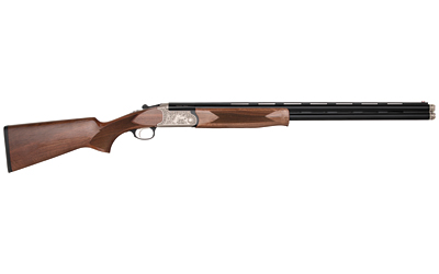 CHARLES DALY 930344 202A  FULL SIZE 28 GAUGE BREAK OPEN 3" 2RD 26" BLUED VENT RIB BARREL, SILVER ENGRAVED ALUMINUM RECEIVER, CHECKERED WALNUT STOCK
