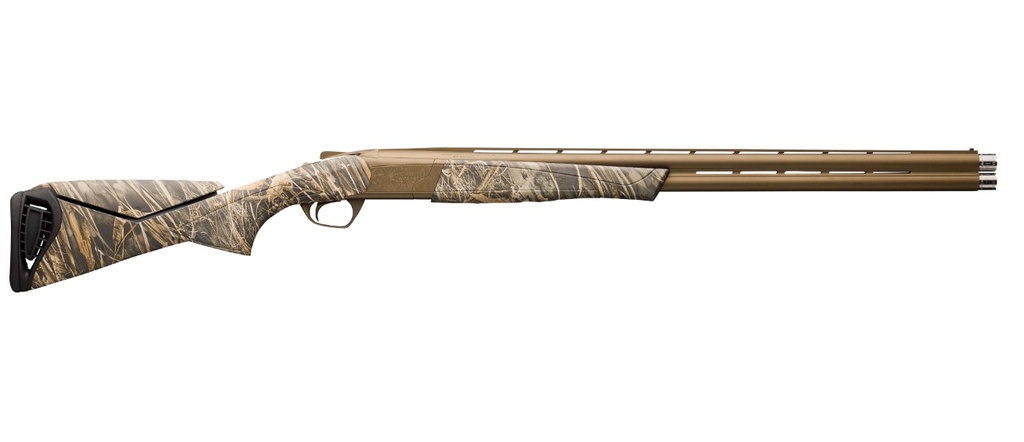 BROWNING 018729205 CYNERGY WICKED WING 12 GAUGE 3.5" 2RD 26" BARREL, BURNT BRONZE CERAKOTE BARREL/CAMO DESIGN RECEIVER, REALTREE MAX-7 SYNTHETIC STOCK W/ADJUSTABLE COMB & TEXTURED GRIPPING SURFACE