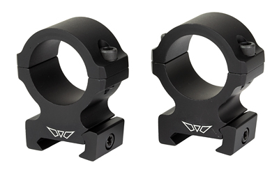 WARNE V615M HORIZONTAL RINGS VAPOR MATTE BLACK 30MM HIGH 0 MOA