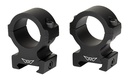 WARNE V615M HORIZONTAL RINGS VAPOR MATTE BLACK 30MM HIGH 0 MOA