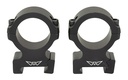 WARNE V602M HORIZONTAL RINGS VAPOR MATTE BLACK 1" HIGH 0 MOA