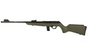 ROSSI  RB22  COMPACT 22 LR 10+1, 16" MATTE BLACK BUTTON RIFLED FREE FLOATING STEEL BARREL, MATTE BLACK STAINLESS STEEL RECEIVER, OD GREEN MONTE CARLO STOCK, RIGHT HAND