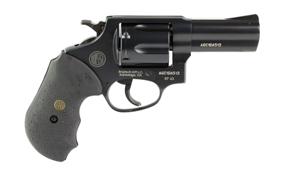 ROSSI 2-RP631 RP63  SMALL FRAME 357 MAG 6 3" MATTE MATTE BLACK BARREL, MATTE STEEL FRAME, BLACK TEXTURED RUBBER GRIP, HAMMER BLOCK SAFETY, EXPOSED HAMMER