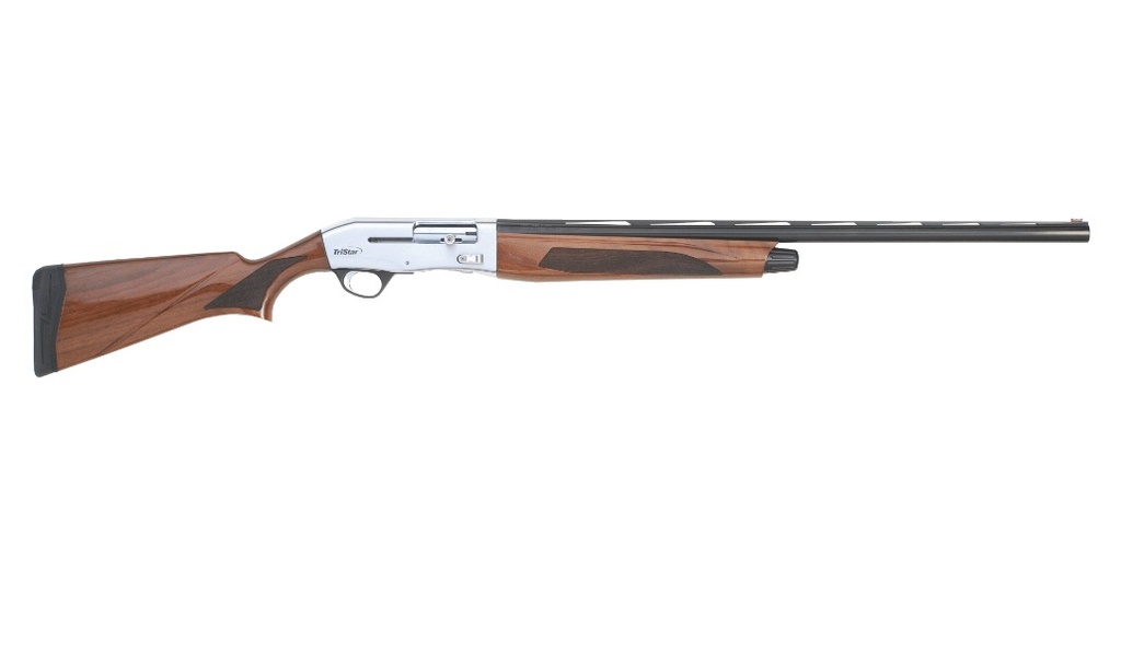 TRISTAR 24261 VIPER G2 PRO FULL SIZE 20 GAUGE SEMI-AUTO 3" 5+1 26" BLACK VENT RIB BARREL, SILVER STEEL RECEIVER, FIXED TURKISH WALNUT STOCK, BERETTA/BENELLI MOBIL CHOKES, RIGHT HAND