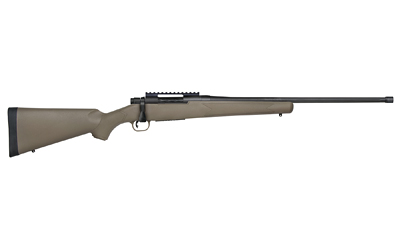 MOSSBERG 28170 PATRIOT PREDATOR 7MM PRC 3+1 24" MATTE BLUED THREADED BARREL, MATTE BLUED PICATINNY RAIL STAINLESS STEEL RECEIVER, FIXED FLAT DARK EARTH SYNTHETIC STOCK, RIGHT HAND