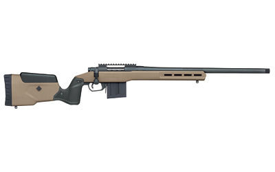 MOSSBERG 28149 PATRIOT LR TACTICAL 308 WIN 7+1 24" MATTE BLUED THREADED BULL BARREL, MATTE BLUED PICATINNY RAIL MDT ORYX TACTICAL M-LOK FLAT DARK EARTH SYNTHETIC STOCK, RIGHT HAND