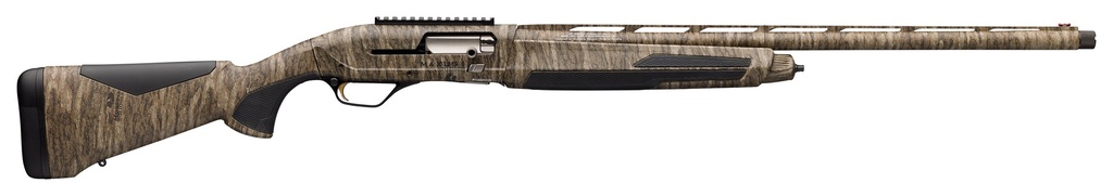 BROWNING 011748205 MAXUS II ALL-PURPOSE HUNTER 12 GAUGE 3.5" 4+1 (2.75") 26" BARREL, MOSSY OAK BOTTOMLAND, SYNTHETIC STOCK WITH SOFTFLEX CHEEK PAD, HIVIZ MAGNETIC COMBO SIGHT, 4 CHOKES INCLUDED