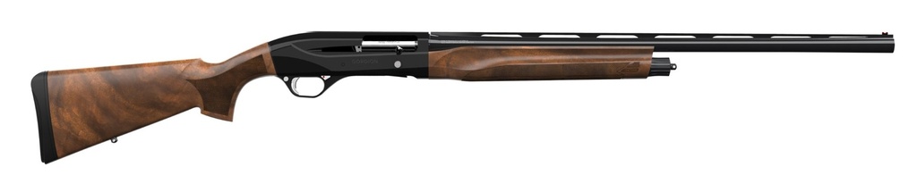 RETAY USA GOR20PLBLK28 GORDION  INERTIA PLUS 20 GAUGE 4+1 (2.75") 3" 28" DEEP BORE DRILLED, BLACK BARREL/REC, WALNUT STOCK W/INTEGRATED SLING SWIVEL MOUNT, TRUGLO RED FIBER OPTIC FRONT SIGHT
