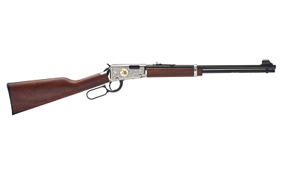 HENRY H00125 CLASSIC 25TH ANNIVERSARY 22 SHORT, 22 LONG, 22 LR 15LR/17L/21SHORT 18.50" BLUED BARREL, NICKEL-PLATED REC, SEMI-FANCY AMERICAN WALNUT STOCK
