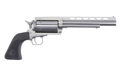 MAGNUM RESEARCH BFR45LC4106 BFR  SAO 45 COLT (LC) OR 410 GAUGE, 7.50" VENT RIB BARREL, 6RD CYLINDER, BRUSHED STAINLESS STEEL, BLACK HOGUE RUBBER GRIP