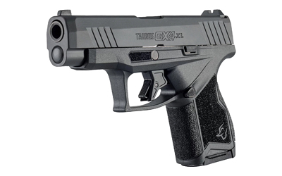 TAURUS 1-GX4XL94141 GX4XL  MICRO-COMPACT FRAME 9MM LUGER 13+1 3.70" BLACK DLC STAINLESS STEEL BARREL, BLACK GAS NITRIDE SERRATED ALLOY STEEL SLIDE, BLACK POLYMER FRAME & GRIP, RIGHT HAND