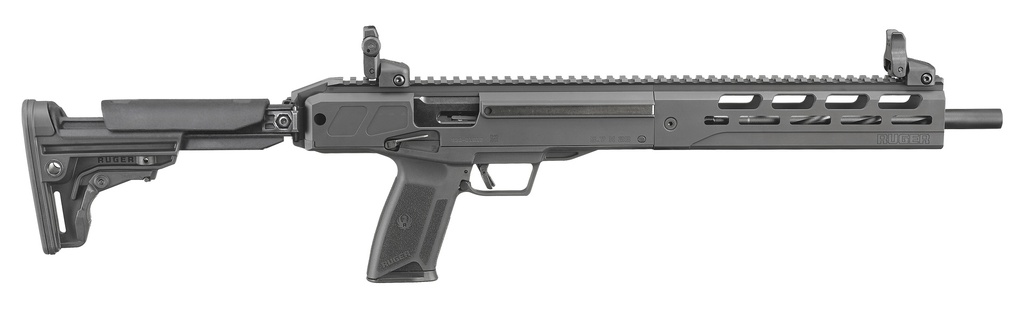 RUGER 19301 LC CARBINE  5.7X28MM 10+1 16.25" BLACK NITRIDE FLUTED BARREL, BLACK HARD COAT ANODIZED ALUMINUM RECEIVER, M-LOK HANDGUARD, BLACK SYNTHETIC FIXED STOCK