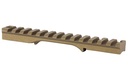 CHRISTENSEN ARMS 8100001204 SCOPE BASE  BURNT BRONZE CERAKOTE ALUMINUM FITS REMINGTON 700 SHORT ACTION 0 MOA