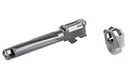 RADIAN WEAPONS G19G4ILRN RAMJET & AFTERBURNER COMBO 9MM LUGER COMPATIBLE W/GLOCK 19 GEN4, FLUTED BLACK STAINLESS STEEL