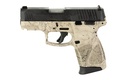 TAURUS 1-G3C931-SP3 G3C  9MM LUGER CALIBER WITH 3.20" BARREL, 12+1 CAPACITY, MATTE BLACK TENIFER STEEL SLIDE, & FLAT DARK EARTH WITH BLACK SPLATTER POLYMER FRAME/GRIP INCLUDES 3 MAGS