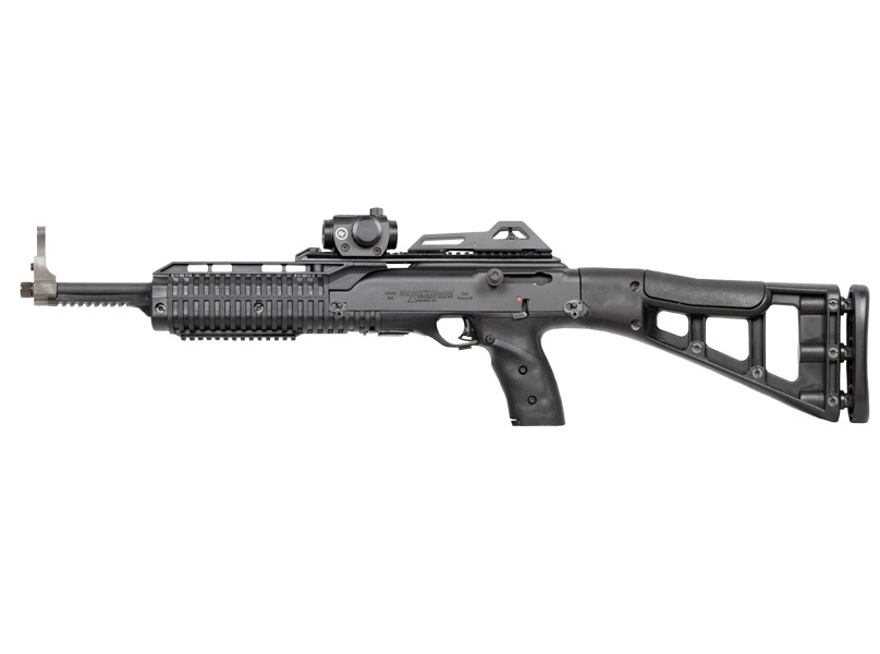 HI-POINT 4595TSRDCT 4595TS CARBINE 45 ACP 9+1 17.50" BLACK THREADED BARREL, BLACK RECEIVER W/PICATINNY RAIL, PICATINNY RAIL FOREND, SKELETONIZED BLACK SYNTHETIC STOCK, BLACK POLYMER GRIP, RIGHT HAND