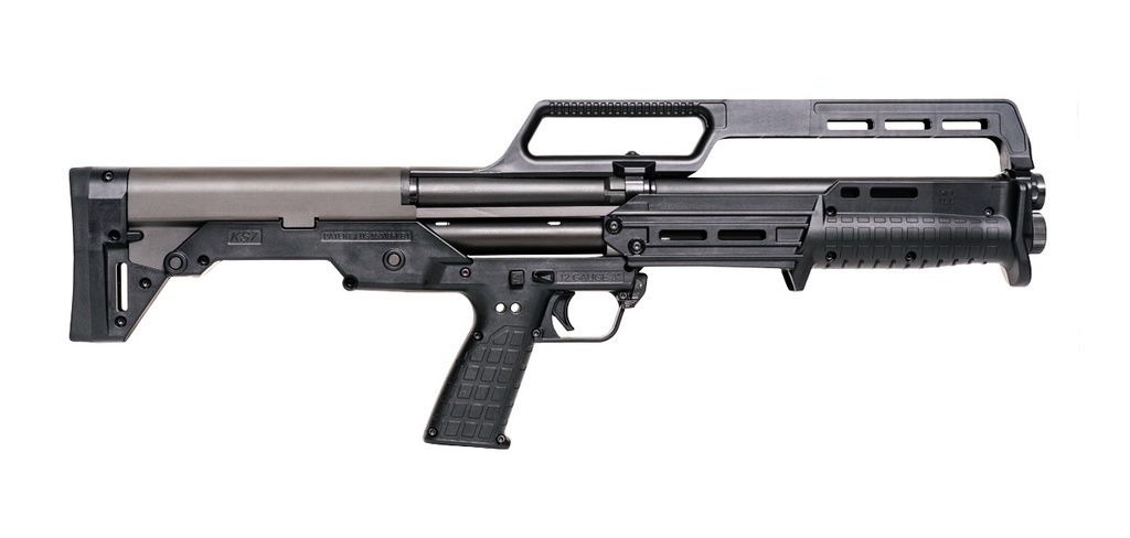 KEL-TEC KS7BLK KS7  12 GAUGE PUMP 3" 6+1 18.50" BLACK STEEL BARREL, BLACK RECEIVER, BLACK BULLPUP SYNTHETIC STOCK, BLACK POLYMER GRIP