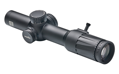 EOTECH VDU110FFLE5 VUDU FFP BLACK HARDCOAT ANODIZED 1-10X 28MM 34MM TUBE ILLUMINATED RED LE-5 MRAD RETICLE FEATURES THROW LEVER