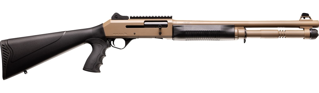 FOUR PEAKS IMPORTS 12073 AKSA ARMS S2 12 GAUGE 3" 5+1 28" CHROME PLATED 7075-T6 ALUMINUM RECEIVER BLACK SYNTHETIC STOCK