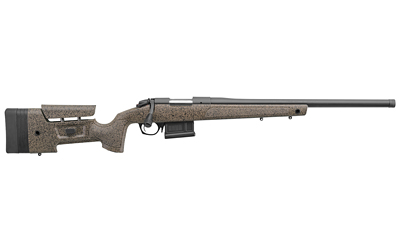 BERGARA RIFLES B14LM358C B-14 HMR 300 PRC 5+1 26" GRAPHITE BLACK CERAKOTE BARREL, BLACK SPECKLED BROWN MOLDED W/MINI-CHASSIS, ADJUSTABLE LOP & CHEEK PIECE STOCK