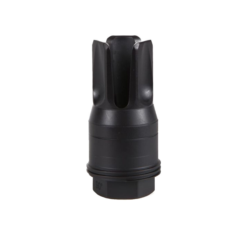 SIG SAUER SL55612X2890DEGF CLUTCH-LOK QD Q.D. FLASH HIDER BLACK STAINLESS STEEL WITH 1/2"X28 TPI THREADS FOR 5.56MM 90 DEGREE TAPER