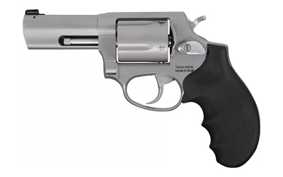 TAURUS 2-60539NS 605 DEFENDER SMALL 357 MAG/38 SPECIAL +P 5 SHOT 3" MATTE STAINLESS STEEL BARREL, CYLINDER & FRAME, HOGUE FINGER GROOVED GRIP, TRANSFER BAR SAFETY, EXPOSED HAMMER