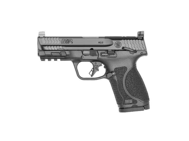 SMITH & WESSON 13568 M&P M2.0  COMPACT 9MM LUGER 15+1, 4" BLACK ARMORNITE 4" STAINLESS STEEL BARREL & OPTIC READY/SERRATED SLIDE, MATTE BLACK POLYMER FRAME W/PICATINNY RAIL