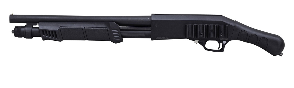 CITADEL CBTW1214 BOSS TIDALWAVE 12 GAUGE PUMP 3" 5+1 14.75" BLACK BORE BARREL, BLACK RECEIVER W/3/8" DOVETAIL, FIXED BLACK SYNTHETIC STOCK