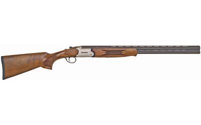 MOSSBERG 75475 SILVER RESERVE  FULL SIZE 20 GAUGE BREAK OPEN 3" 2RD 26" MATTE BLUED OVER/UNDER VENT RIB BARREL, SATIN SILVER STAINLESS STEEL ENGRAVED RECEIVER, FIXED BLACK WALNUT STOCK, RIGHT HAND