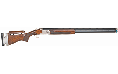 MOSSBERG 75474 GOLD RESERVE  12 GAUGE 30" 2RD 3" POLISHED SILVER WITH SCROLL & INLAY ENGRAVED REC SATIN BLACK WALNUT FIXED STOCK RIGHT HAND FULL SIZE INCLUDES EXT. SPORT SET CHOKES (5)