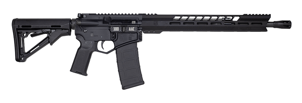 DIAMONDBACK DB1731B001 DB15  300 BLACKOUT 30+1 16" NITRIDE TREATED HEAVY BARREL W/DBSB-IV FLASH HIDER, A3 FLATTOP UPPER/DIAMONDBACK BLACK GOLD LOWER, 15" M-LOK HANDGUARD, MAGPUL CTR STOCK & K2 GRIP