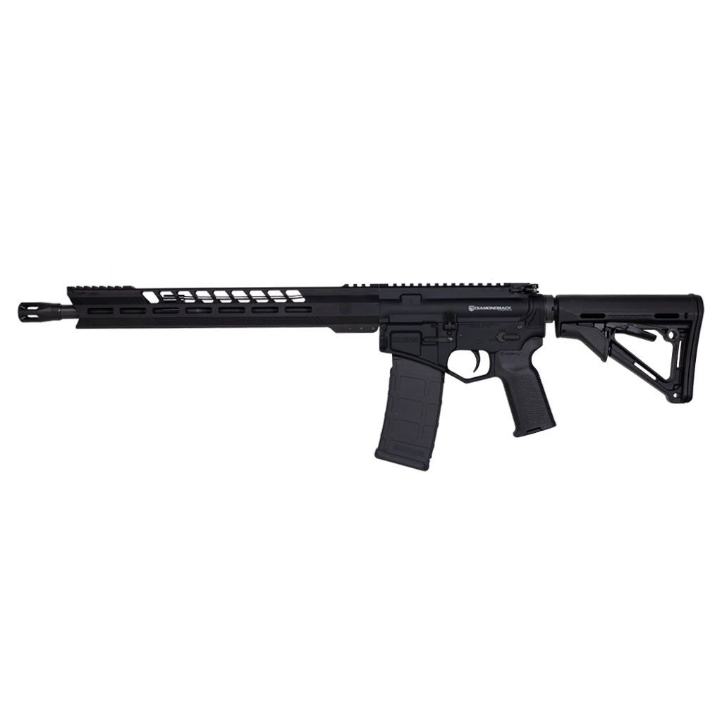 DIAMONDBACK DB1731K001 DB15  5.56X45MM 30+1 16" NITRIDE TREATED STEEL BARREL W/CNC DBSB-IV FLASH HIDER, A3 FLATTOP UPPER/DIAMONDBACK BLACK GOLD LOWER, 15" M-LOK HANDGUARD, MAGPUL CTR STOCK & K2 GRIP