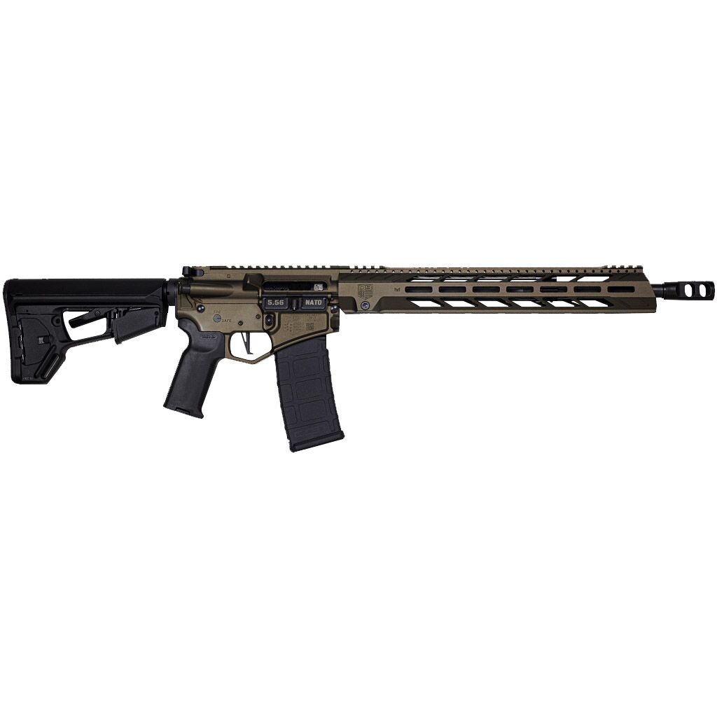 DIAMONDBACK DB1758K071 DB15  5.56X45MM NATO 16" 30+1 MIDNIGHT BRONZE ADJUSTABLE MAGPUL ACS-L STOCK BLACK MAGPUL MOE-K2+ GRIP 15" M-LOK