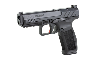CANIK HG6595N METE SFT FULL SIZE FRAME 9MM LUGER 20+1/18+1, 4.46" BLACK MATCH GRADE BARREL, BLACK NITRIDE OPTIC READY/SERRATED STEEL SLIDE, POLYMER FRAME W/PICATINNY RAIL, AMBIDEXTROUS