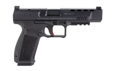 CANIK HG6594N METE SFX 9MM LUGER 5.20" 20+1,18+1 OVERALL BLACK FINISH WITH SERRATED NITRIDE STEEL WITH OPTIC CUT SLIDE, INTERCHANGEABLE BACKSTRAP GRIP & PICATINNY RAIL